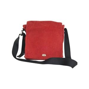 Polo Jeans Co. Ralph Lauren Corduroy Crossbody Messenger‎ Bag Rust Y2k Vintage